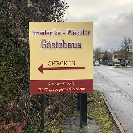 Friederike Wackler Gaestehaus Göppingen Esterno foto
